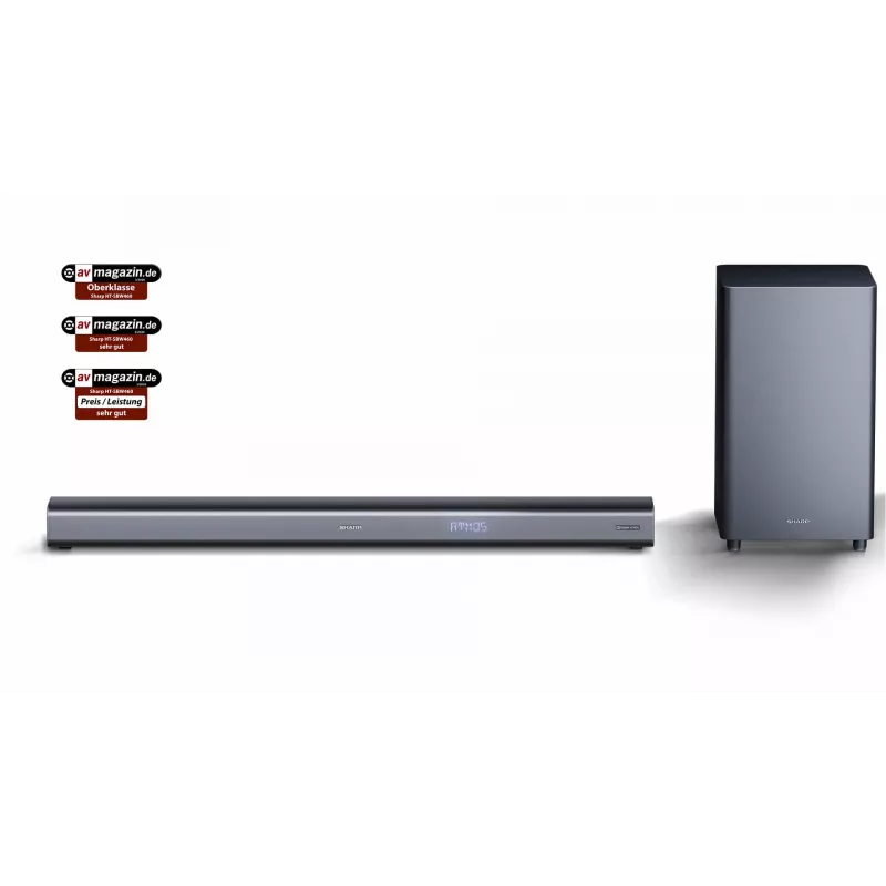 Sharp HT-SBW460 kõlariba Metallist 3.1 kanalit 440 W