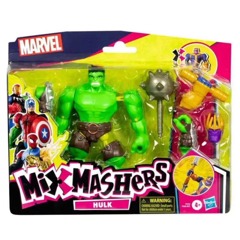 HASBRO Marvel MixMashers Avengers Hulk Mix-&-Match action figure, mitmevärviline, vanusele 4+