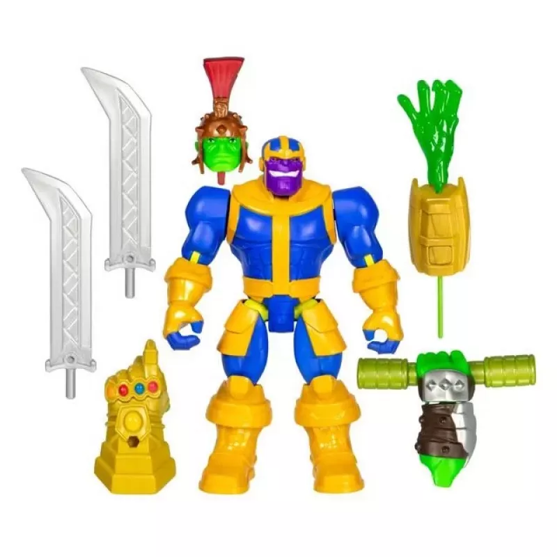 Marvel MixMashers Avengers Thanos Mix-&-Match, 4 a, Mitmevärviline