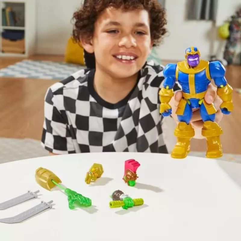 Marvel MixMashers Avengers Thanos Mix-&-Match, 4 a, Mitmevärviline