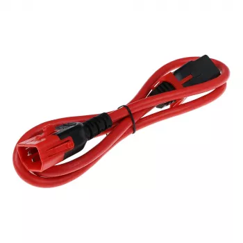 ACT toitekaabel C13 IEC Lock+ - C14 IEC Lock topeltlukustusega punane 0.50 m, PC3613