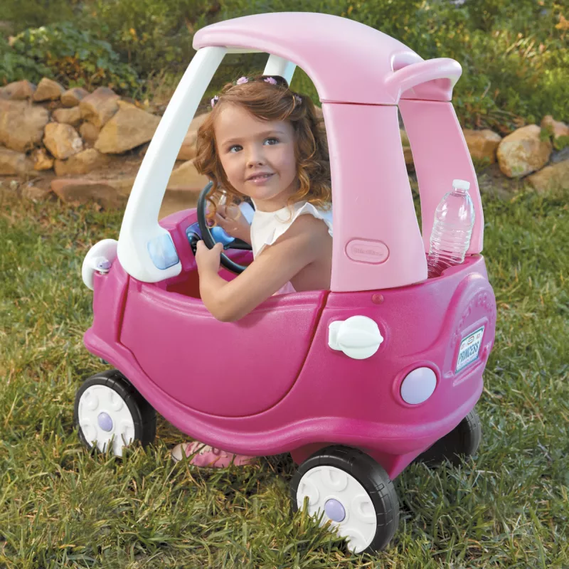 Little Tikes Cozy Coupe Princess, 1,5 a, 4 ratast, Plastik, Sinine, Roosa, Valge