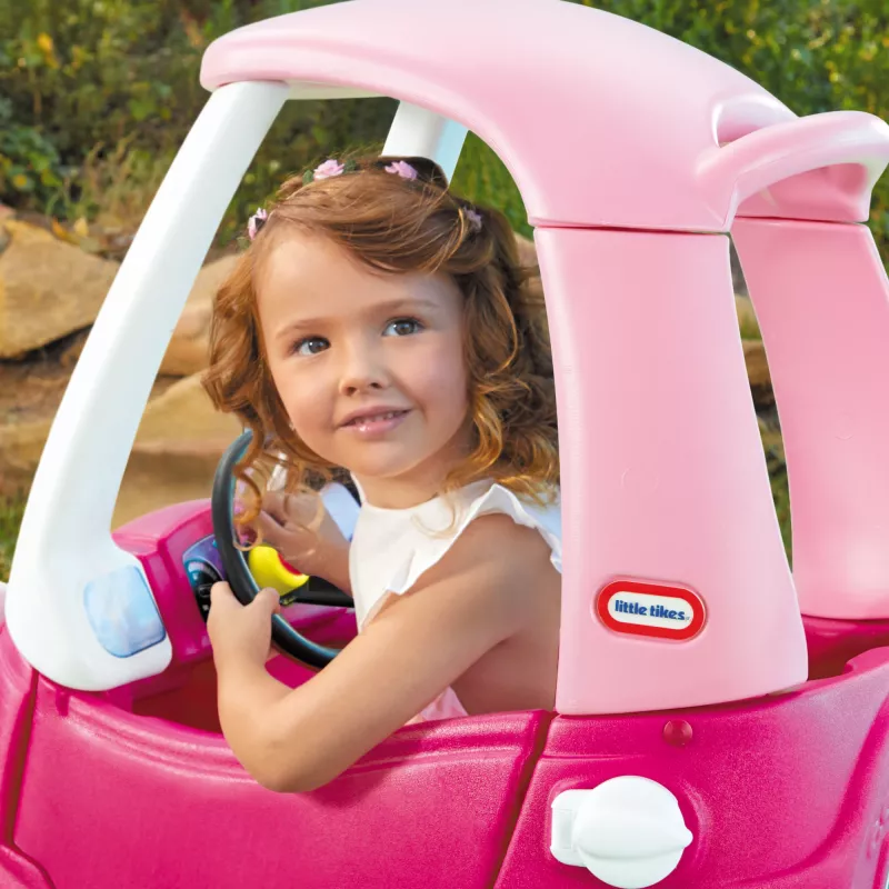 Little Tikes Cozy Coupe Princess, 1,5 a, 4 ratast, Plastik, Sinine, Roosa, Valge