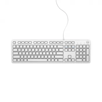 DELL KB216 klaviatuur Universaalne USB QWERTY Põhjamaade Valge