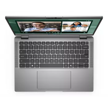 DELL Latitude 7450 2-in-1 Intel Core Ultra 7 165U Hübriid (2-in-1) 35,6 cm (14 inch) Puutetundlik Full HD+ 16 GB LPDDR5x-SDRAM 512 GB SSD Wi-Fi 7 (802.11be) Windows 11 Pro Saksa Hall