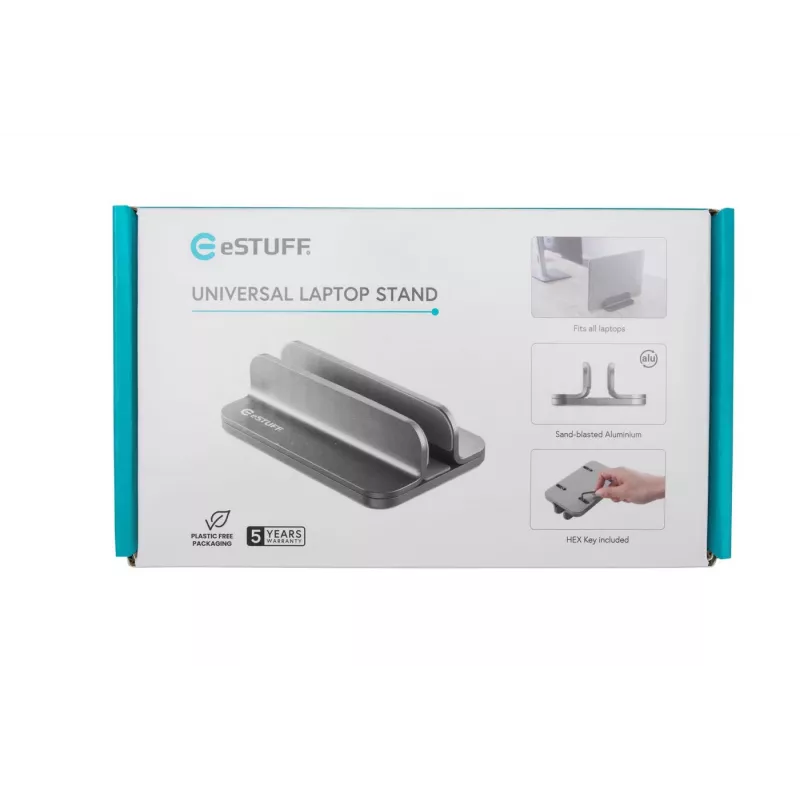 eSTUFF GLB229000 sülearvuti alus, hall