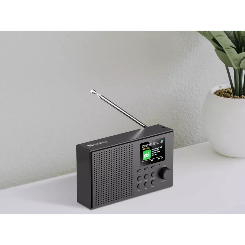 Sandberg Speaker Radio DAB+BT Recharge, kaasaskantav, analoog ja digitaalne, DAB+, FM, 87,5–108 MHz, 174–240 MHz, 3 W