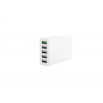 CoreParts MBXUSBA-AC0004 mobiilseadme laadija Universaalne Valge AC Siseruumides
