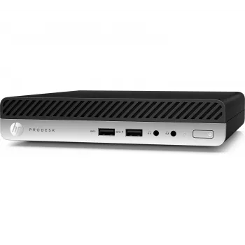 T1A HP ProDesk 400 G4 taastatud Intel Core i5-8400T 8 GB DDR4-SDRAM 256 GB SSD Windows 10 Pro miniarvuti Must, Hõbedane
