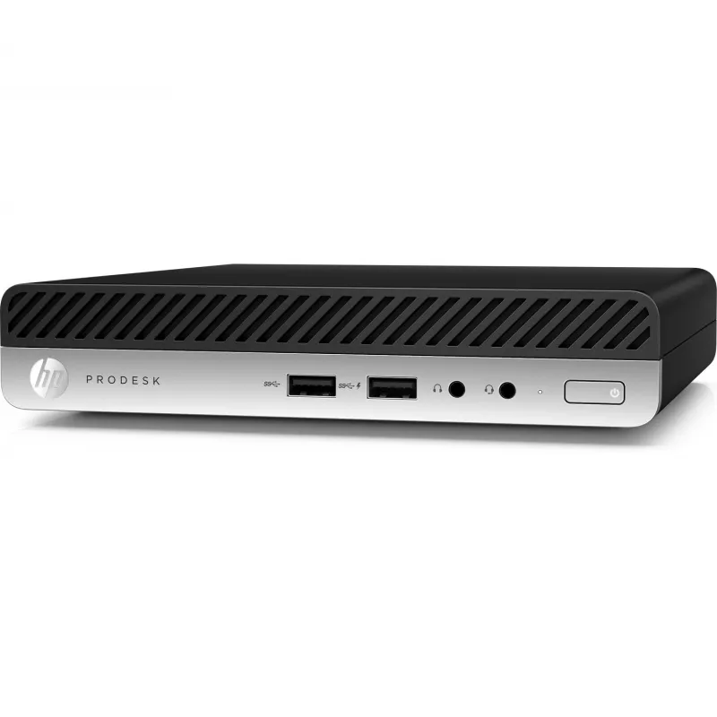 T1A HP ProDesk 400 G4 taastatud Intel Core i5-8400T 8 GB DDR4-SDRAM 256 GB SSD Windows 10 Pro miniarvuti Must, Hõbedane