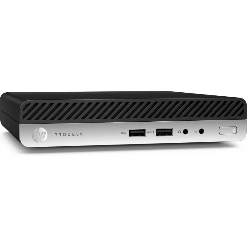 T1A HP ProDesk 400 G4 taastatud Intel Core i5-8400T 8 GB DDR4-SDRAM 256 GB SSD Windows 10 Pro miniarvuti Must, Hõbedane
