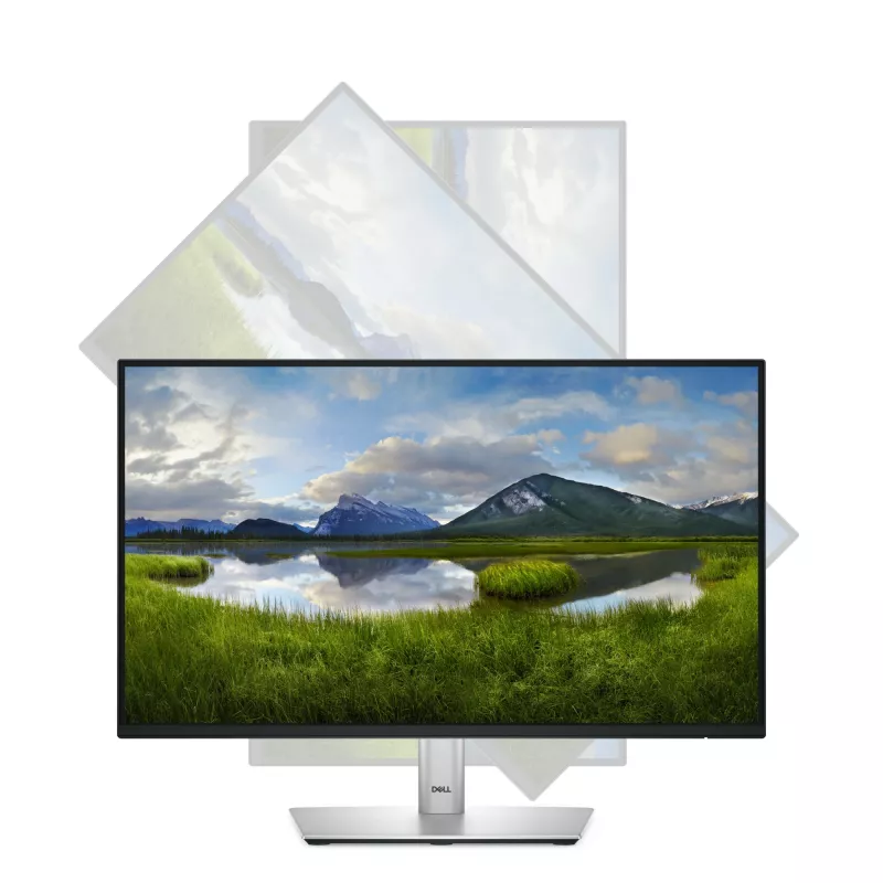 DELL P Series P2225H arvutimonitor 54,6 cm (21,5 tolli) 1920 x 1080 pikslit Full HD LCD Must, Hõbedane