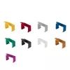 Lanview klambrid õhuke & Bendable seeriale 20 tk kollane plastik 150 mm 20 tk