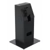 Kioskikomplekt Ergonomic Solutions SpacePole Mini Kiosk letile Must metall
