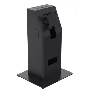 Kioskikomplekt Ergonomic Solutions SpacePole Mini Kiosk letile Must metall
