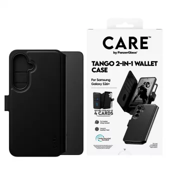 PanzerGlass CARE™ by ® Tango 2-in-1 Wallet Case w. Qi Samsung Galaxy S26+