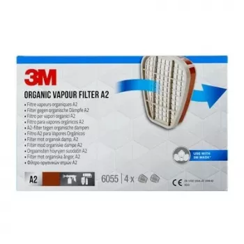 3M 6055 Gaasi- ja aurufilter 4 tk