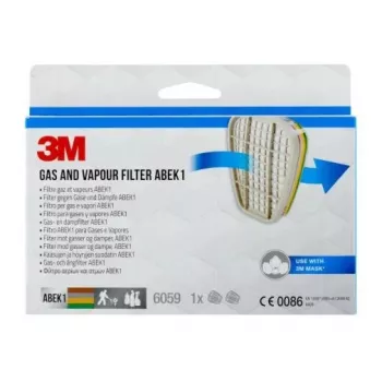 3M 7100141697 gaasi- ja aurukassett 2 tk