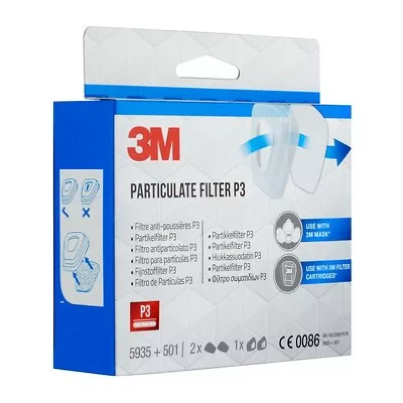 Tahkete osakeste filter 3M 5935 P3, pakendis 2 tk