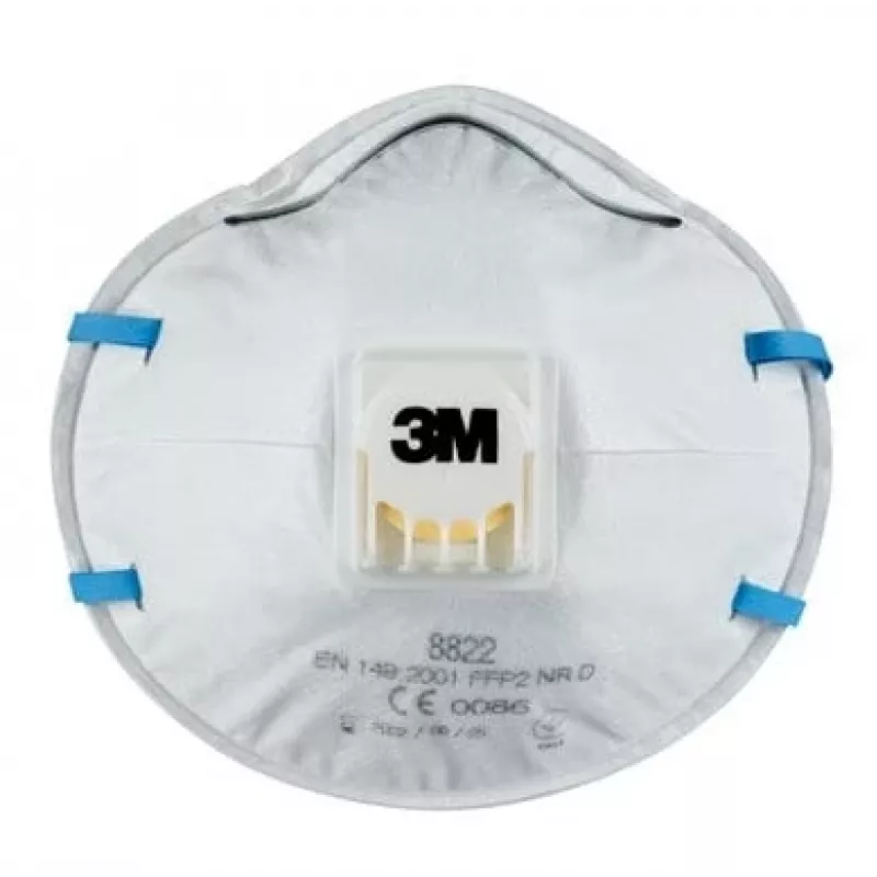 3M 8822PRO5 korduvkasutatav respiraator FFP2 Poolmask respiraator Õhku puhastav respiraator