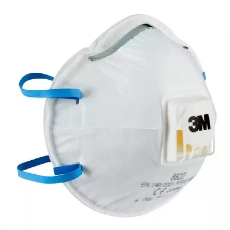 3M 8822PRO5 korduvkasutatav respiraator FFP2 Poolmask respiraator Õhku puhastav respiraator