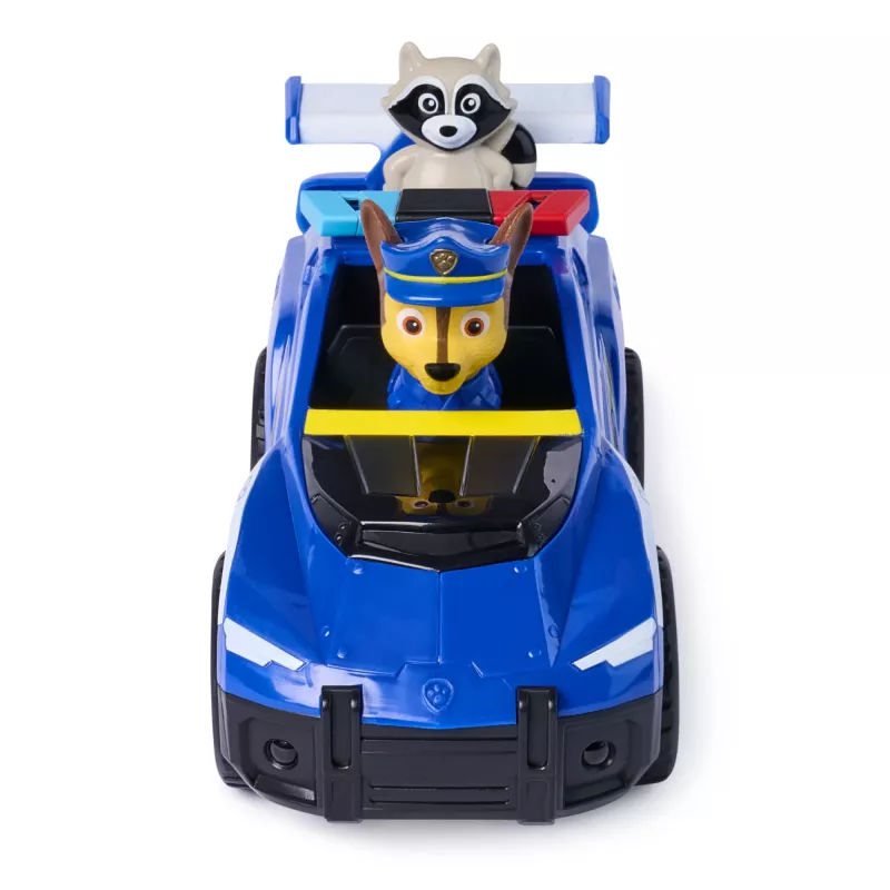PAW Patrol : Search & Rescue, Chase Rescue Cruiser sõiduk 2 figuuriga, politseiauto mänguasi tagasitõmbeaktsiooniga, laste mänguasjad poistele ja tüdrukutele alates 3. eluaastast