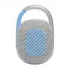 JBL Clip 4 Eco Stereo kaasaskantav kõlar Sinine, Valge 5 W