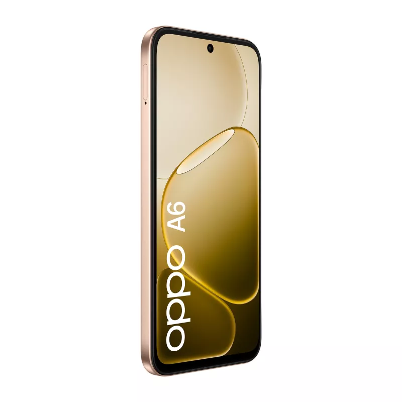 OPPO A6 17,1 cm (6,75 tolli) Dual SIM Android 15 4G USB USB-C 6 GB 256 GB 6550 mAh Kuldne