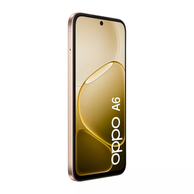OPPO A6 17,1 cm (6,75 tolli) Dual SIM Android 15 4G USB USB-C 6 GB 256 GB 6550 mAh Kuldne