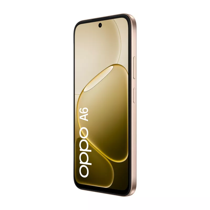 OPPO A6 17,1 cm (6,75 tolli) Dual SIM Android 15 4G USB USB-C 6 GB 256 GB 6550 mAh Kuldne