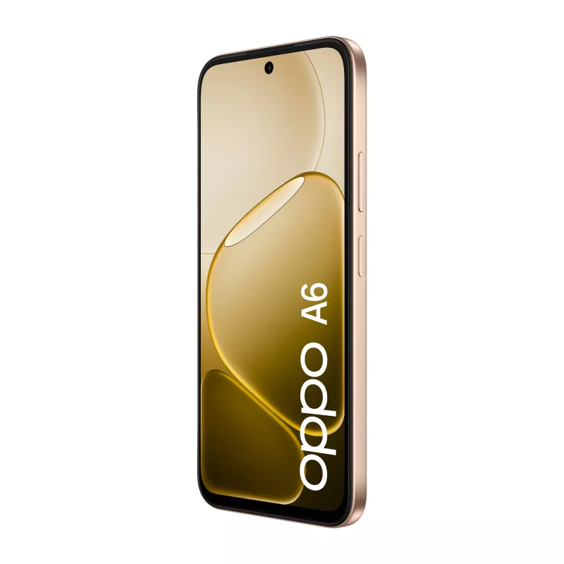 OPPO A6 17,1 cm (6,75 tolli) Dual SIM Android 15 4G USB USB-C 6 GB 256 GB 6550 mAh Kuldne
