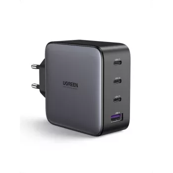 Laadija Ugreen Nexode 100W GaN USB-C USB-A kiirlaadimine 3 porti