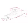 Projektorikinnitus Multibrackets M Projector Mount Short Throw Deluxe 300-700 Medium seinakinnitus 25 kg valge
