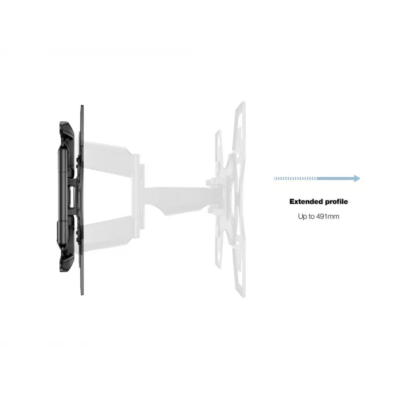 Seinakinnitusklamber MULTIBRACKETS M VESA Flexarm Full Motion Dual 400x400 40–70-tollistele ekraanidele, 45 kg, must