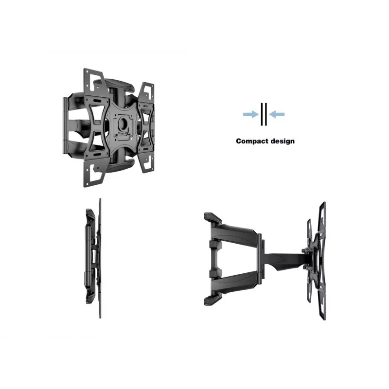 Seinakinnitusklamber MULTIBRACKETS M VESA Flexarm Full Motion Dual 400x400 40–70-tollistele ekraanidele, 45 kg, must