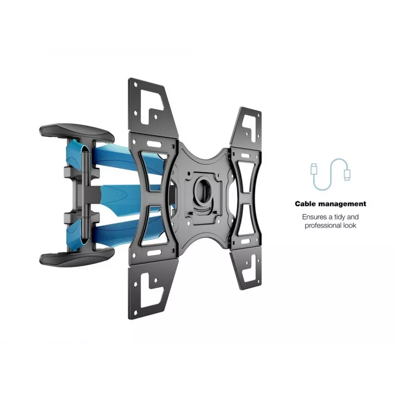 Seinakinnitusklamber MULTIBRACKETS M VESA Flexarm Full Motion Dual 400x400 40–70-tollistele ekraanidele, 45 kg, must