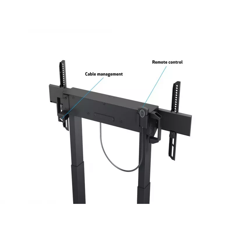 Multibrackets M Motoriseeritud põrandaalus 60 kg Must, maksimaalne kaal 60 kg, minimaalne ekraan 94 cm, maksimaalne ekraan 2,29 m