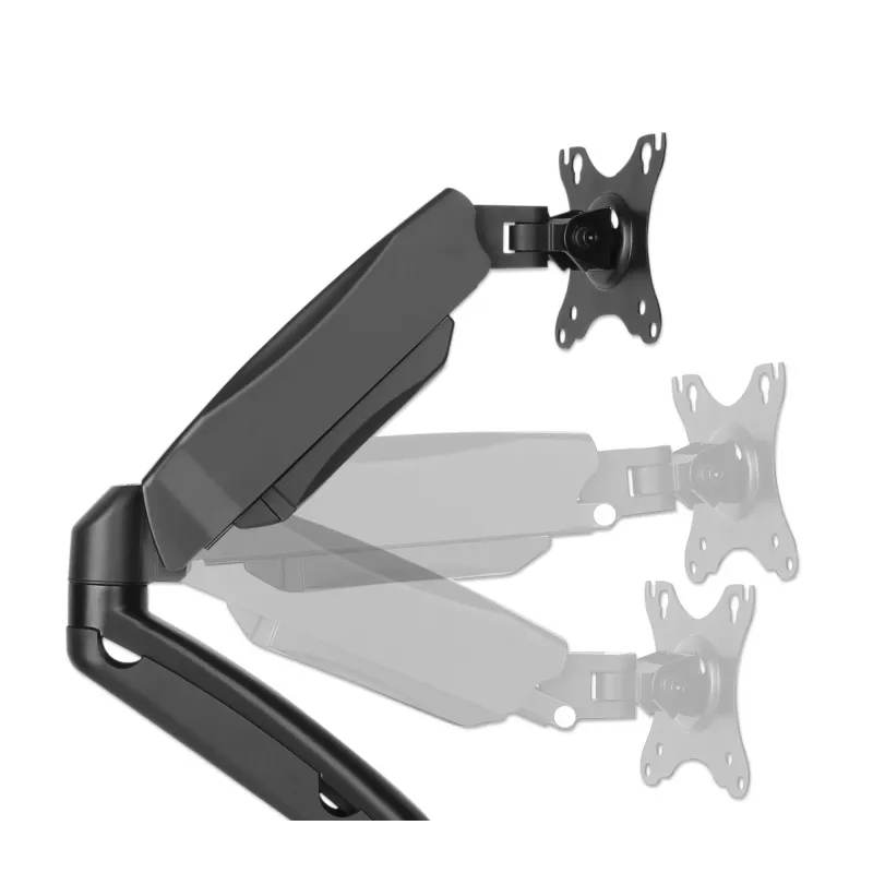 Manhattan Dual Desk Mount for TV & Monitors (Full Motion Spring), For screens 10 inch to 27 inch, C-Clamp or Grommet Assembly,VESA compatibility: 75x75 and 100x100mm -check the dimensions of the four mounting holes on back of screen to ensure it fits,Max 9kg (each),Bracket