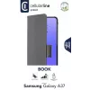 Cellularline BOOK 3 – Galaxy A37 raamatustiilis ümbris magnetilise sulguri, kaarditasku ja lihtsa kaardi eemaldamisega. Kaitseb telefoni, blokeerimata juurdepääsu nuppudele ja portidele.