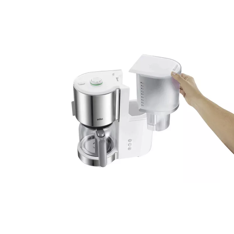 Braun KF 5120 WH kohvimasin, täisautomaatne, tilgakohvimasin, 1,2 L