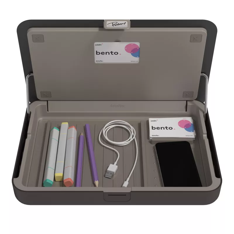 Dataflex Addit Bento® ergonoomiline tööriistakast 903, sülearvuti alus, must, 38,1 cm (15 tolli), 38,1 cm (15 tolli), 38,1 cm (15 tolli), 6 kg