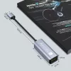 Techly IDATA USB-ETGIGA-AA sülearvuti dokk/pordireplikaator Juhtmega USB 3.2 Gen 1 (3.1 Gen 1) Type-A Must, Hõbedane