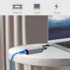 Techly IDATA USB-ETGIGA-AA sülearvuti dokk/pordireplikaator Juhtmega USB 3.2 Gen 1 (3.1 Gen 1) Type-A Must, Hõbedane