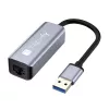 Techly IDATA USB-ETGIGA-AA sülearvuti dokk/pordireplikaator Juhtmega USB 3.2 Gen 1 (3.1 Gen 1) Type-A Must, Hõbedane