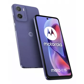 Motorola moto e15 16,9 cm (6,67 tolli) Dual SIM Android 14 Go edition 4G USB USB-C 2 GB 64 GB 5200 mAh Lavendel