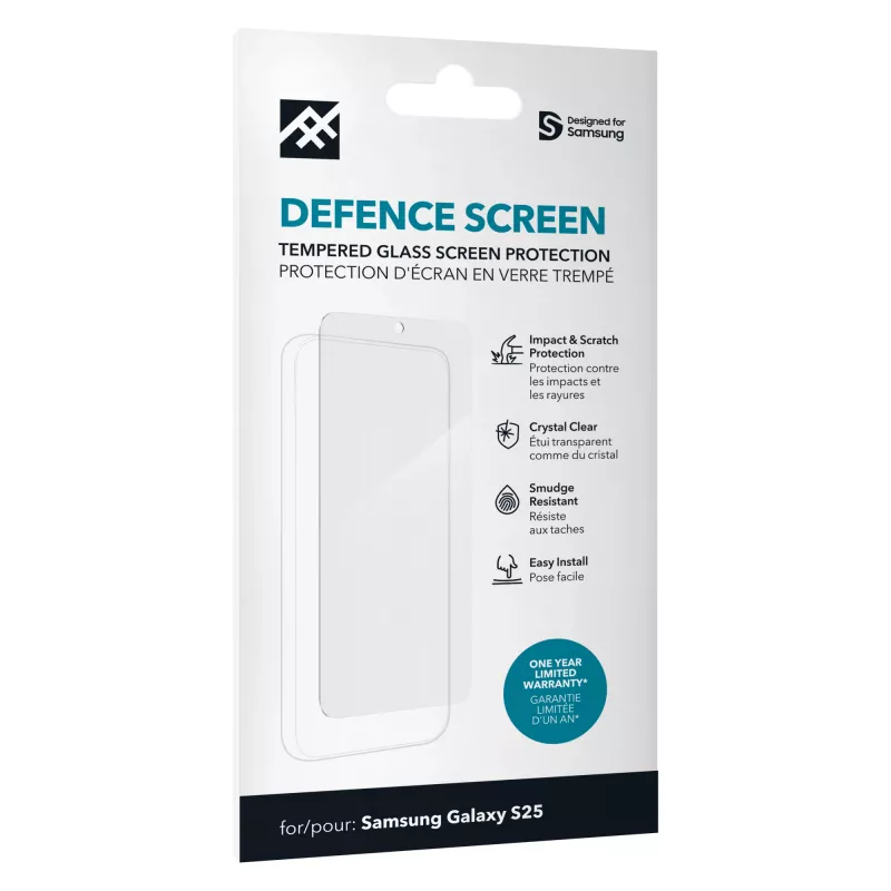 IFROGZ Defence Glass Clear ekraanikaitse Samsung 1 tk