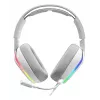 Glorious Gaming Glorious GHS Eternal RGB – Stereo-RGB-mängukõrvaklapid arvutile, PS5-le, PS4-le, Switchile – kohandatud häälestusega nurga all draiverid, reguleeritav kristallselge eemaldatav mikrofon, USB-C – vastupidav, kogu päeva/öö mugavus – valge