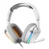 Glorious Gaming Glorious GHS Eternal RGB – Stereo-RGB-mängukõrvaklapid arvutile, PS5-le, PS4-le, Switchile – kohandatud häälestusega nurga all draiverid, reguleeritav kristallselge eemaldatav mikrofon, USB-C – vastupidav, kogu päeva/öö mugavus – valge