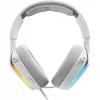 Glorious Gaming Glorious GHS Eternal RGB – Stereo-RGB-mängukõrvaklapid arvutile, PS5-le, PS4-le, Switchile – kohandatud häälestusega nurga all draiverid, reguleeritav kristallselge eemaldatav mikrofon, USB-C – vastupidav, kogu päeva/öö mugavus – valge
