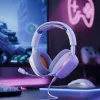 Glorious Gaming Glorious GHS Eternal RGB – Stereo-RGB-mängukõrvaklapid arvutile, PS5-le, PS4-le, Switchile – kohandatud häälestusega nurga all draiverid, reguleeritav kristallselge eemaldatav mikrofon, USB-C – vastupidav, kogu päeva/öö mugavus – valge